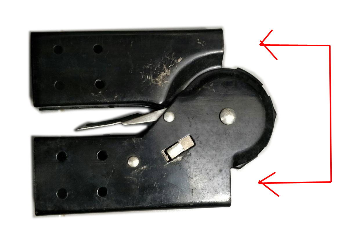 AC01 ข้อต่อบันไดพับ 5.5x2.7 CM ปรับได้ 5 ระดับ สำหรับ DIY ทำบันได หรือเตียง โต๊ะ อื่นๆ