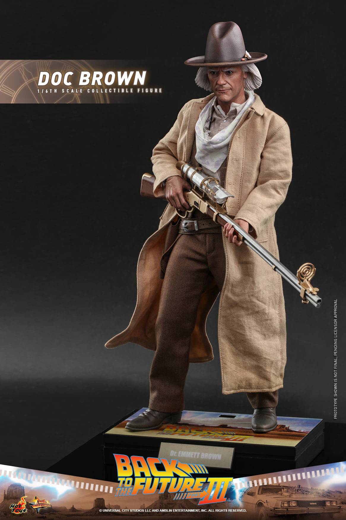 Hot Toys MMS617 1/6 Back to the Future Part III - Doc Brown