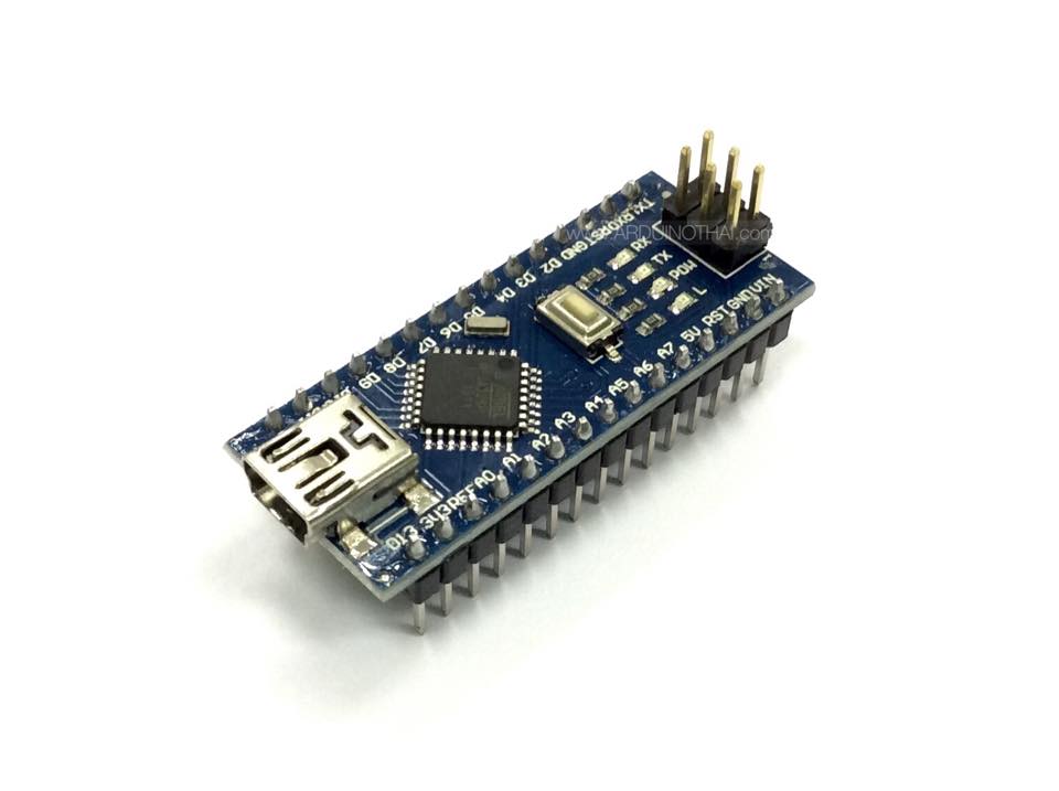 Nano 3.0 ใช้ชิป CH340G แถมสาย Mini USB ( Arduino - Compatible Board )