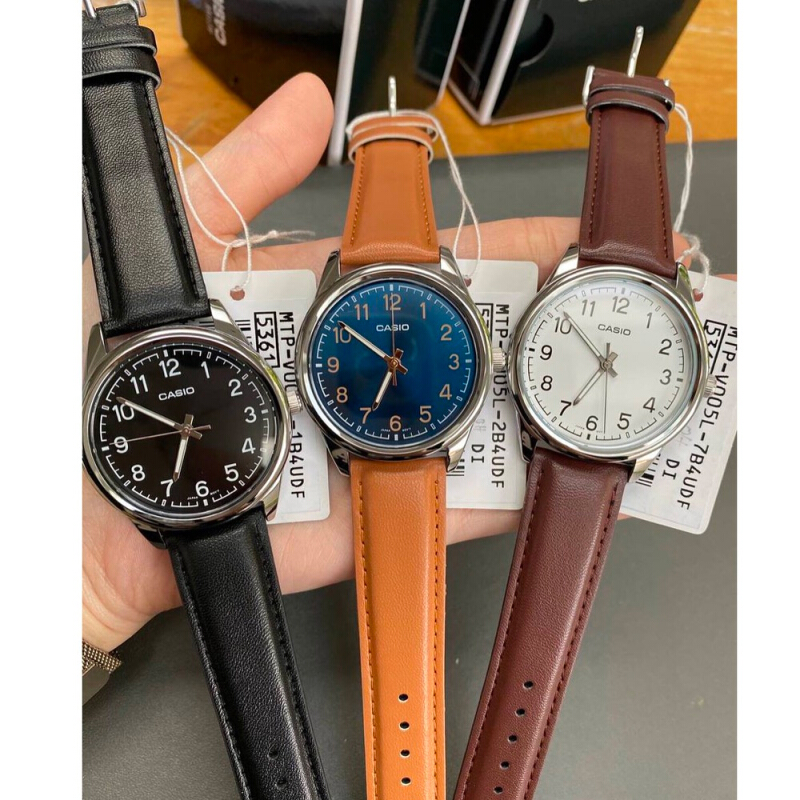 นาฬิกาข้อมือ Casio Standard Men MTP-V005L Series รุ่น MTP-V005 MTP-V005L-1B4 MTP-V005L-1B5 MTP-V005L-2B5 MTP-V005L-7B5