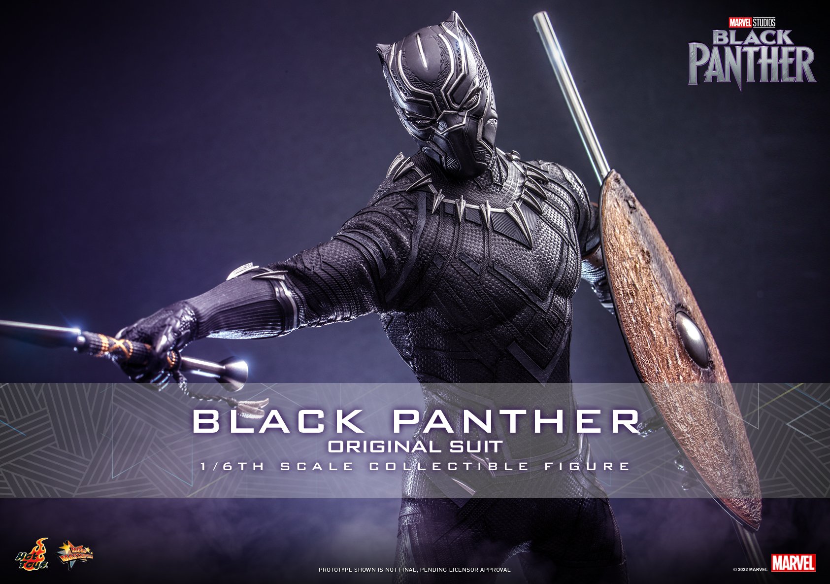 Hot Toys MMS671 1/6 Black Panther Legacy - Black Panther (Original Suit)
