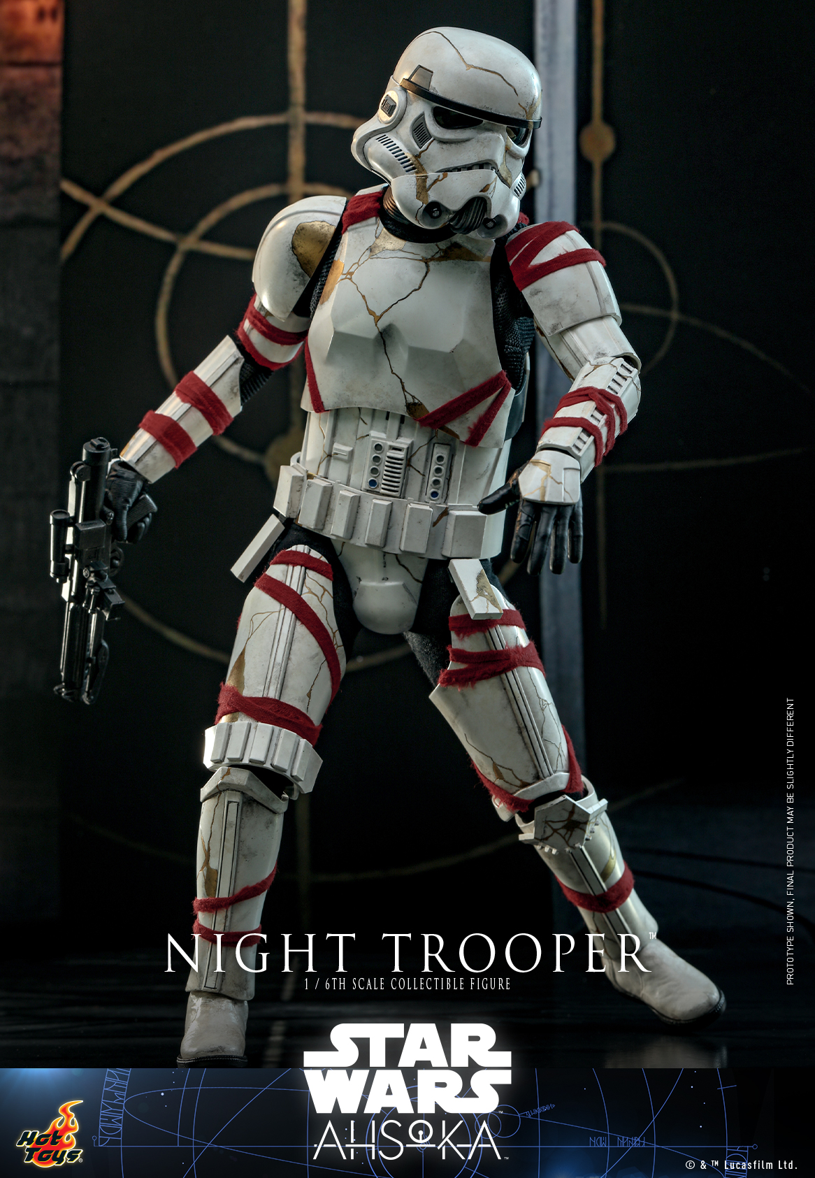 Hot Toys TMS121 1/6 Star Wars: Ahsoka™ - Night Trooper™