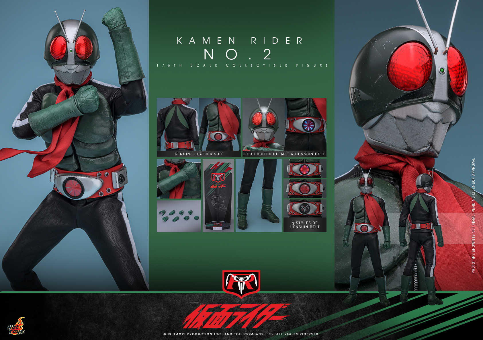 Hot Toys TMS145 Kamen Rider - Kamen Rider No.2