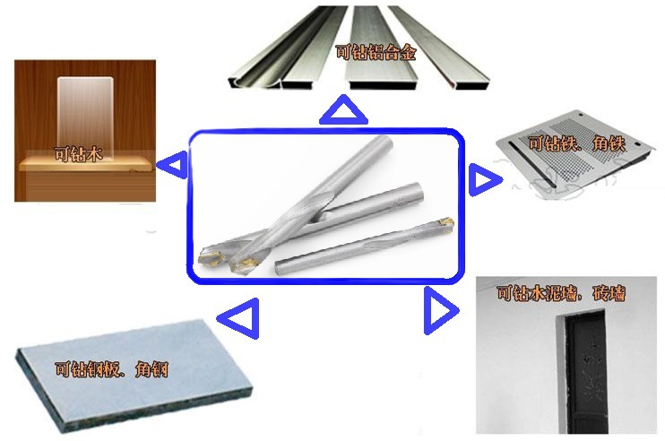 DK01 ดอกสว่าน Multi Drill เจาะ พลาสติก ไม้ เหล้ก ปูน 3-4-6-8-10 mm ชุด 5 ดอก