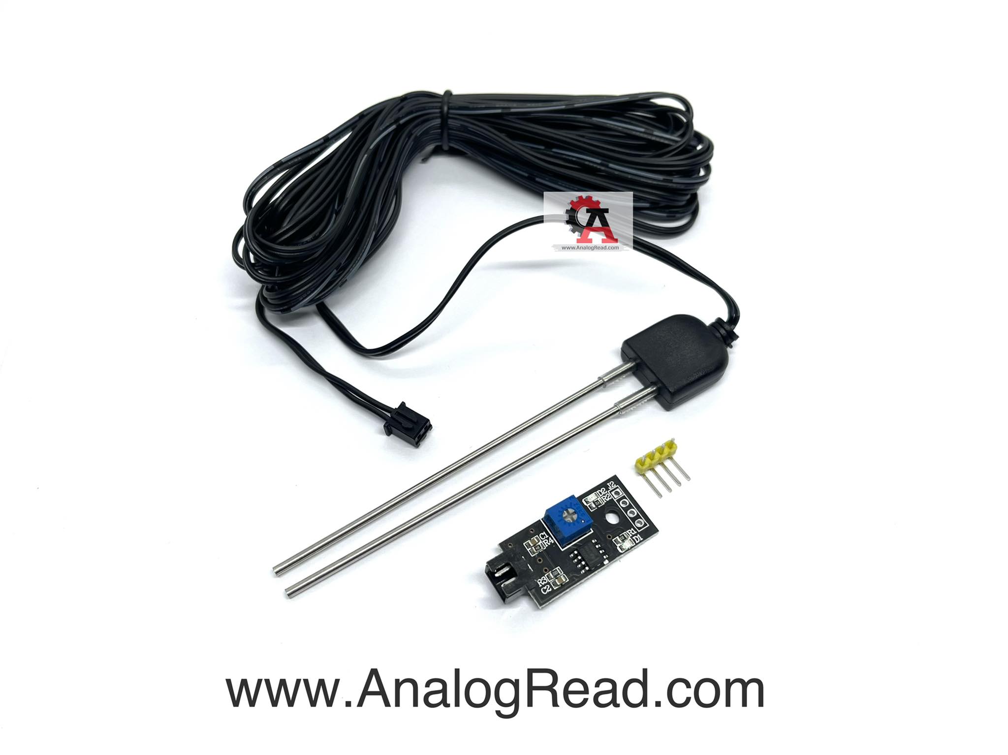 Soil Moisture Sensor เซ็นเซอร์วัดความชื้นในดิน(สายยาว5เมตร)