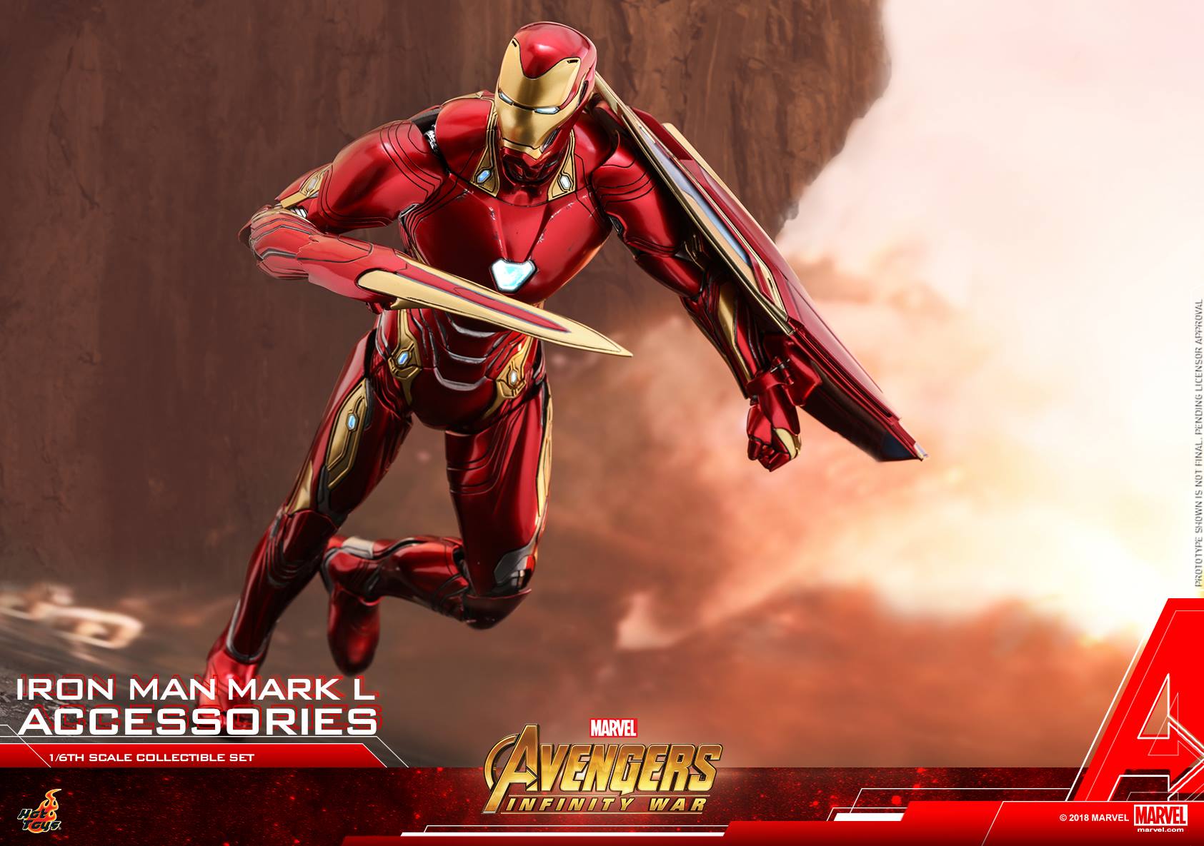 Hot Toys ACS004 AVENGERS: INFINITY WAR - IRON MAN MARK L (ACCESSORIES)