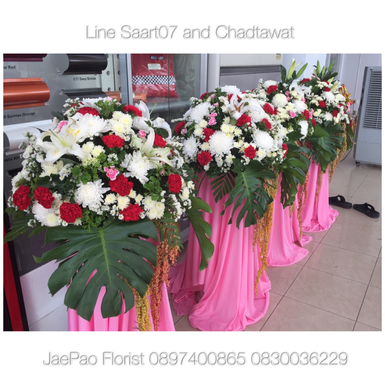 ดอกไม้เชิงเทียนเปิดงาน