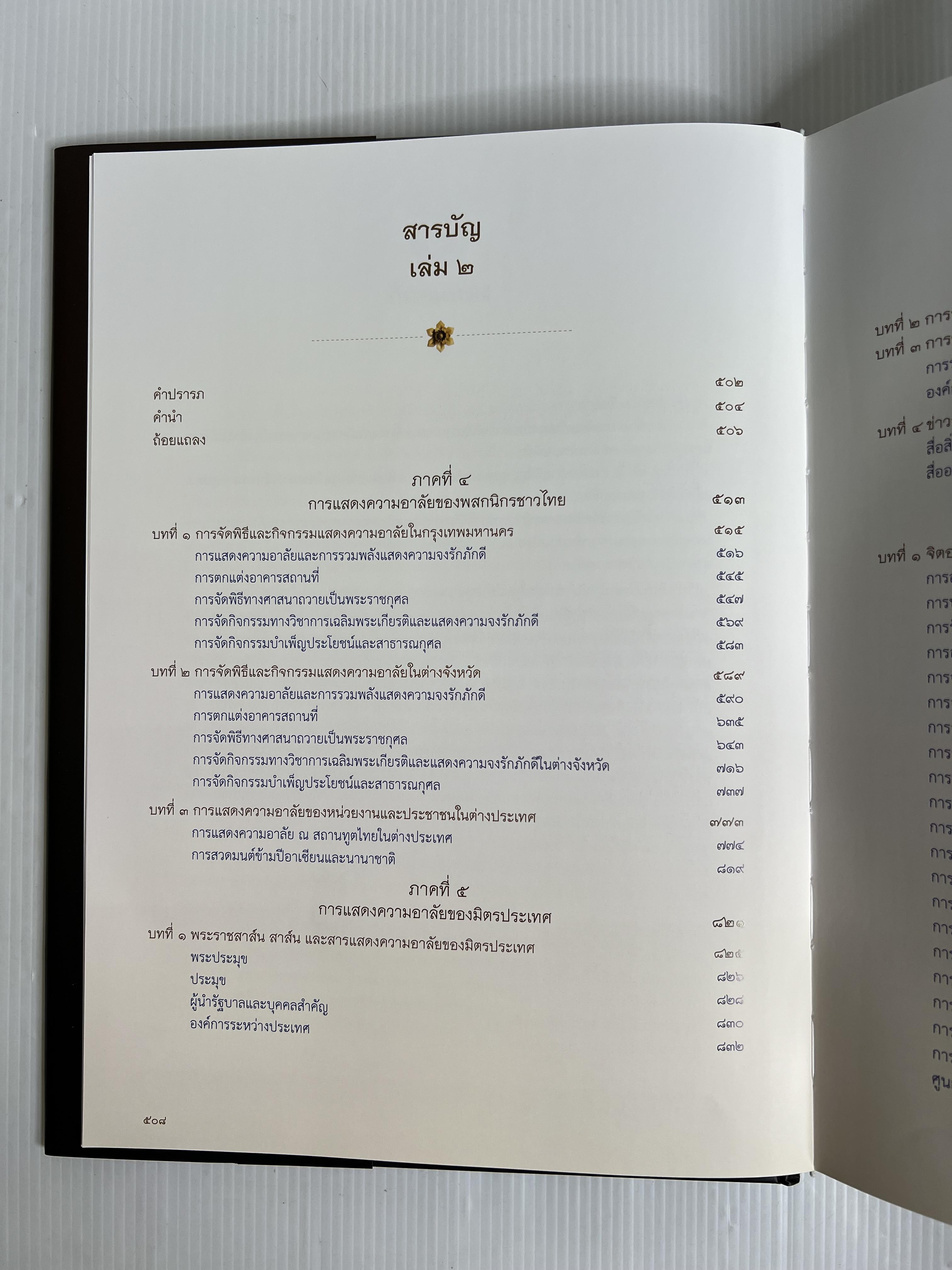 หนังสือ จดหมายเหตุงานพระบรมศพ พระบาทสมเด็จพระปรมินทรมหาภูมิพลอดุลยเดช เล่ม 1-4 2564 ปกแข็ง