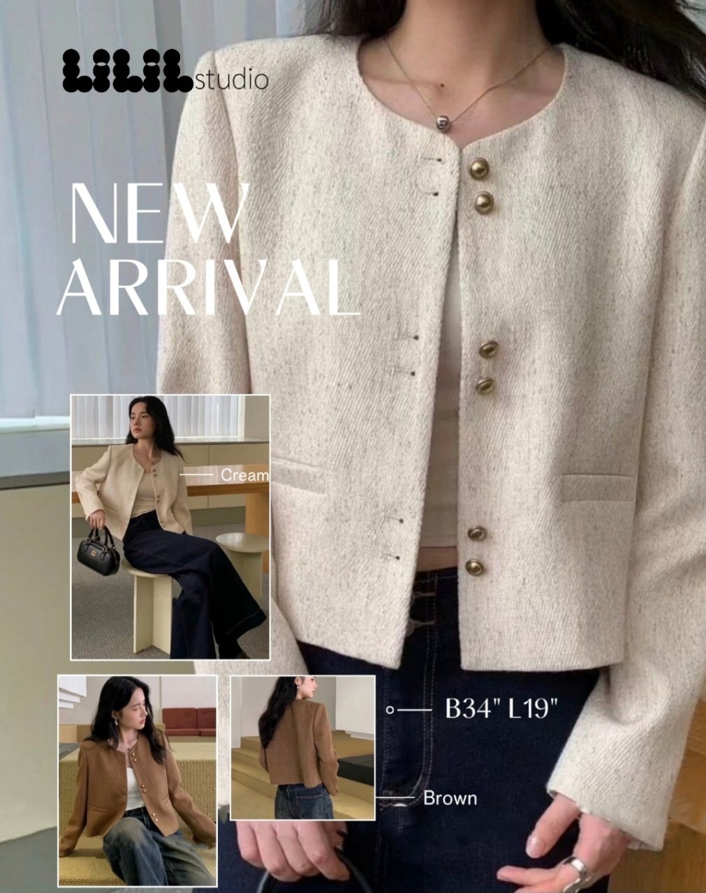 Blazer เบลเซอร์สไตล์เกาหลี🇰🇷 ดูสวยแพงในราคาหลักร้อย