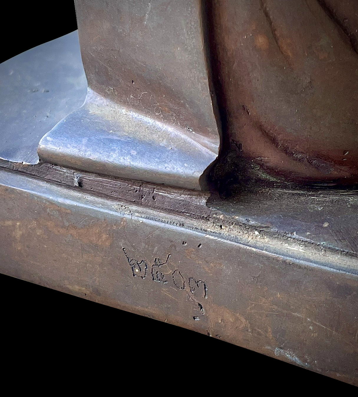 หลวงปู่ทวด วัดช้างให้ หน้าตัก9นิ้ว ปี2503 ทองเหลือง