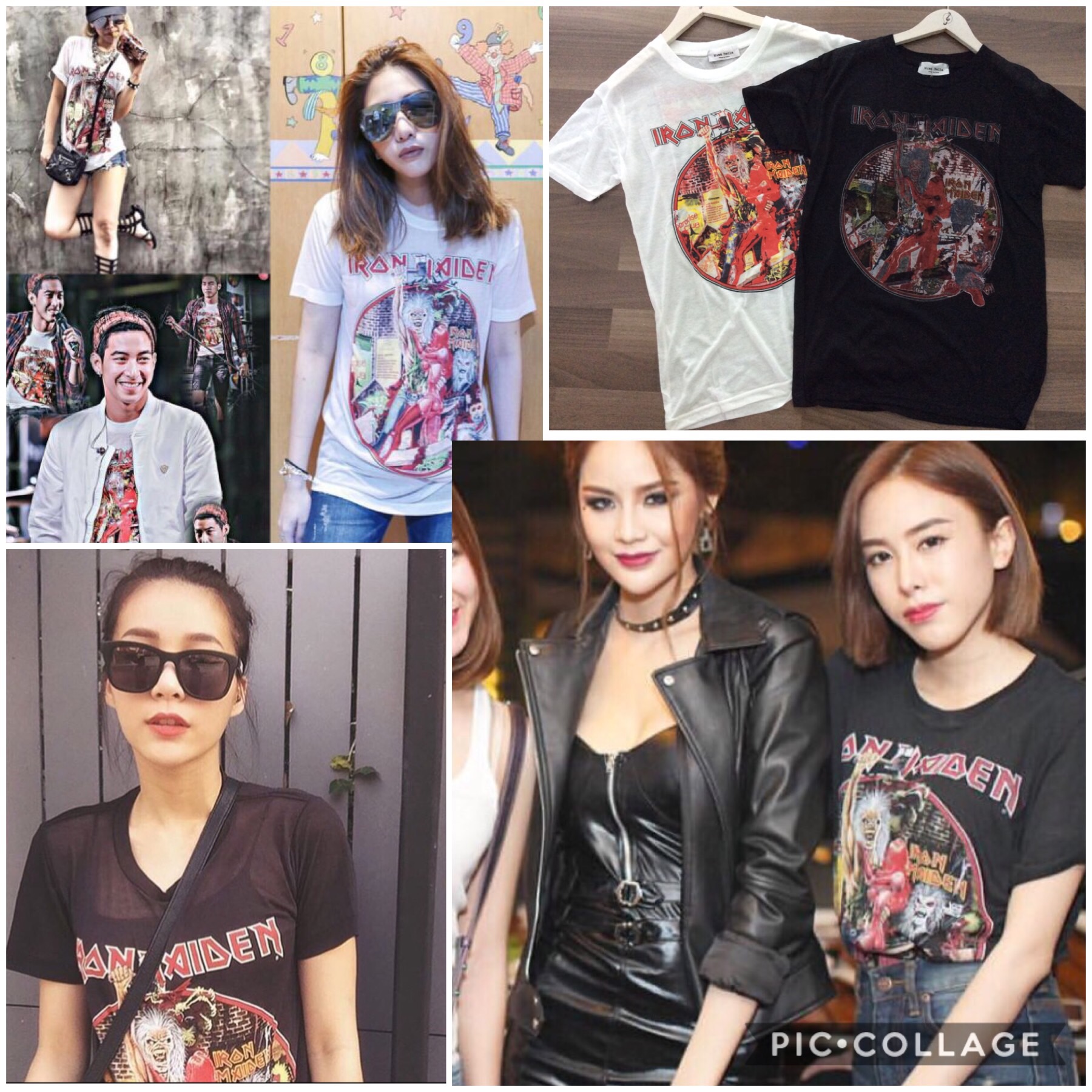 เสื้อ Iron Maiden เสื้อยืดผ้าบางเฉียบใส่สบาย