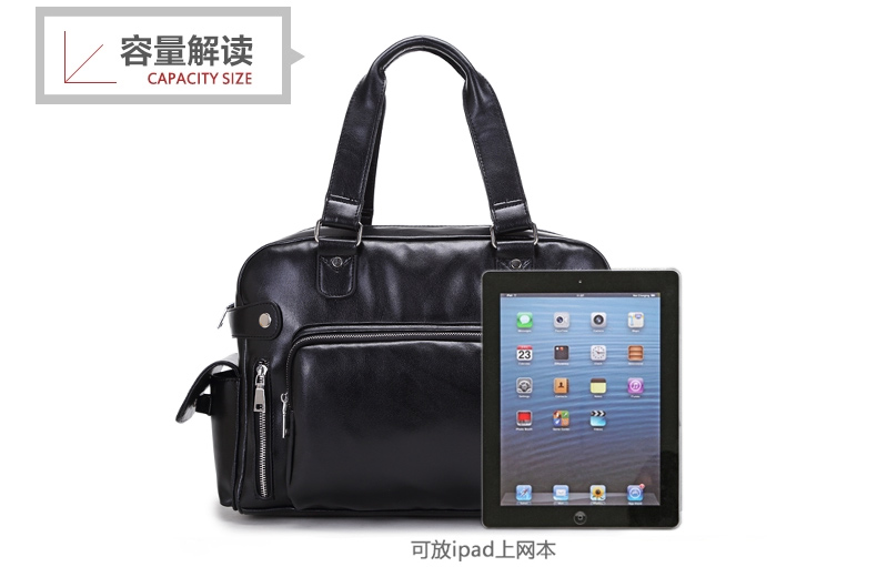 พร้อมส่ง กระเป๋าถือและสะพายผู้ชายนักธุรกิจ ใส่คอม ใส่tabแฟขั่นเกาหลี