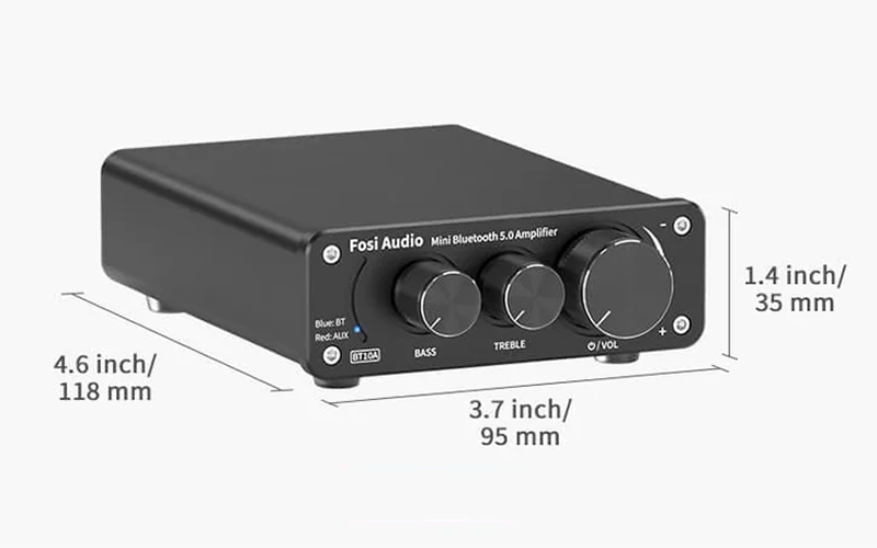 Fosi Audio BT10A Bluetooth Amplifier ClassD ชิป TPA3116D2 ประกันศูนย์ไทย