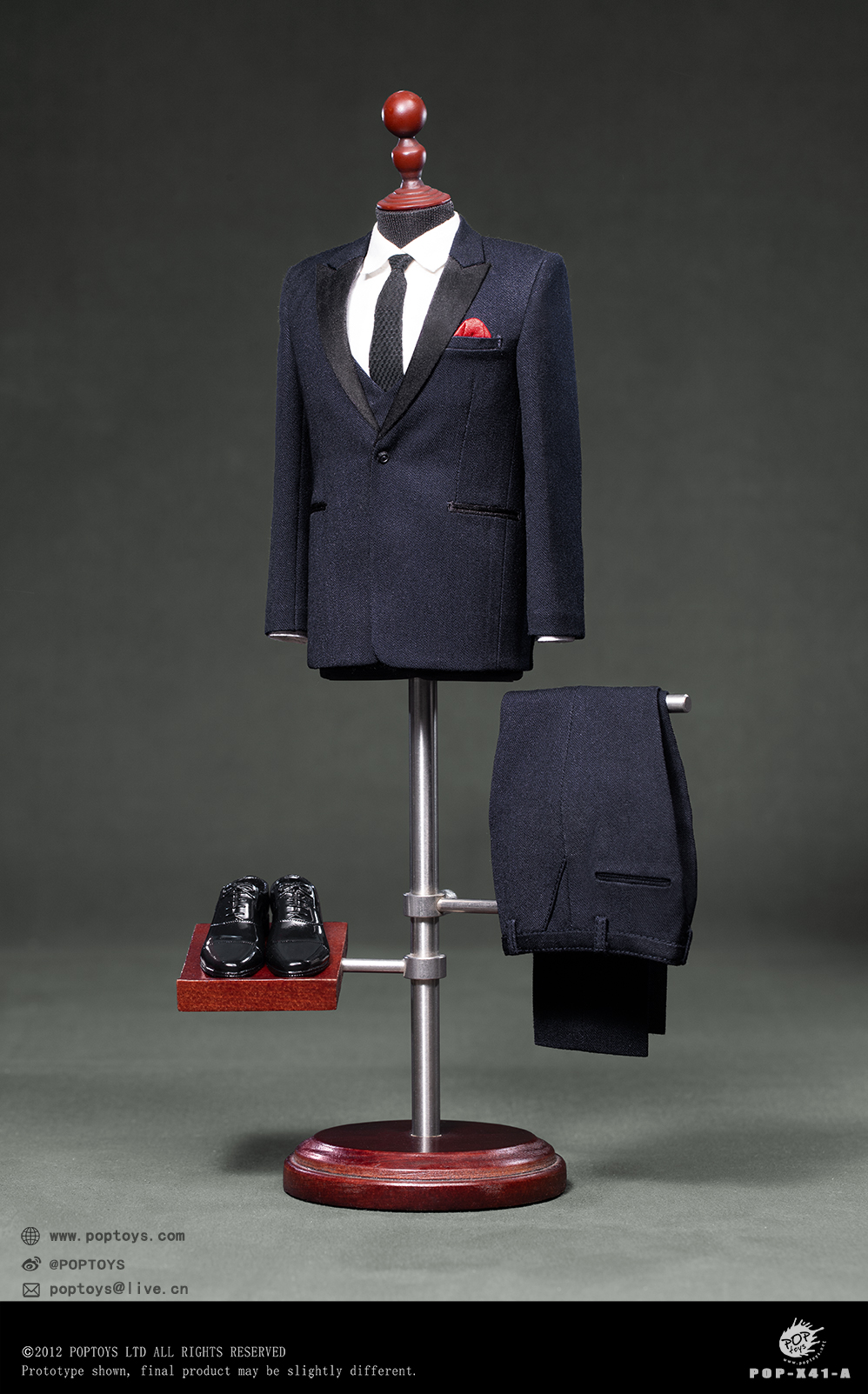 POPTOYS POP-X41-A Dr. Western-Style Suit Dark Blue