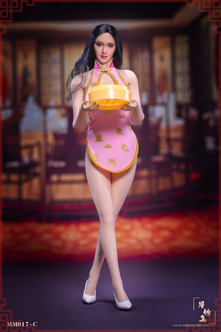 Manmodel MM017-A, B, C, E 1/6 Ultra short cheongsam suit