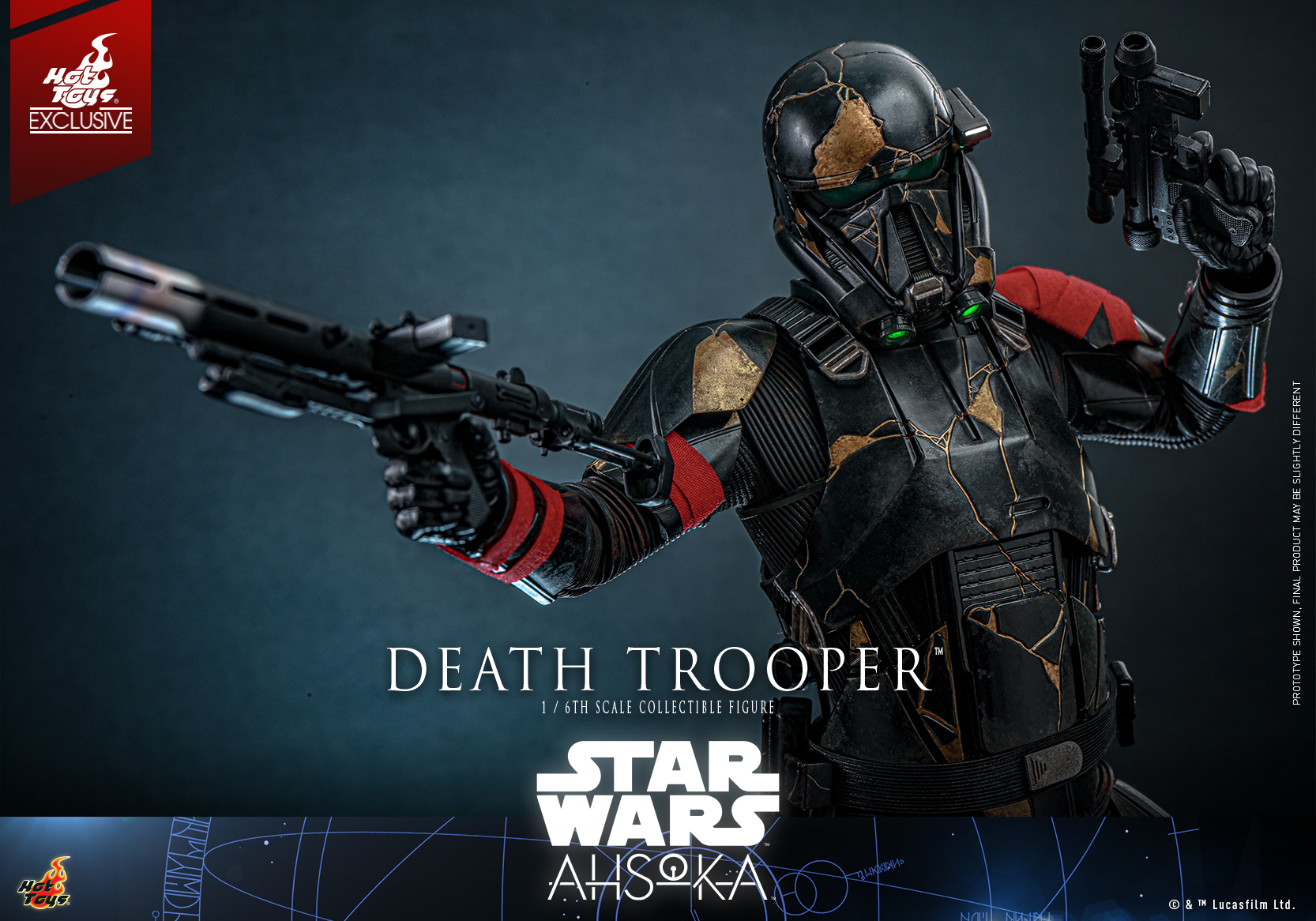 Hot Toys TMS134 Star Wars: Ahsoka - Death Trooper [Hot Toys Exclusive]