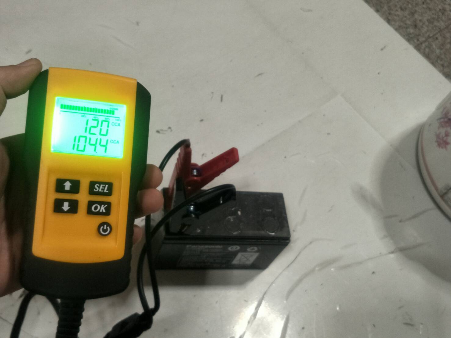 ADE07 เครื่องวัดประสิทธิภาพแบตเตอรี่ 12V แบตน้ำกรด กึ่งแห้ง แบตเจล