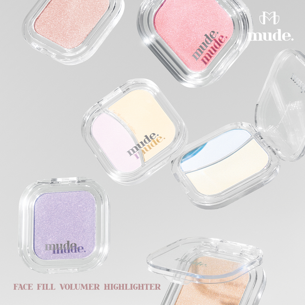 MUDE FACE FILL VOLUMER HIGHLIGHTER 4.2G. (ไฮไลท์ NON PEARL / PEARL VERSION)