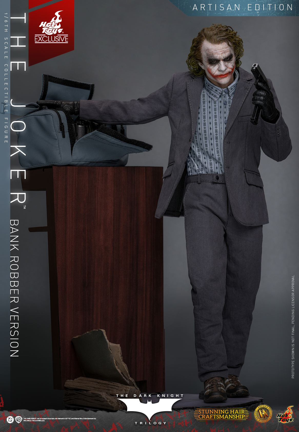 Hot Toys DX51AE The Dark Knight Trilogy - The Joker (Bank Robber Version) (Artisan Edition) [Hot Toys Exclusive]