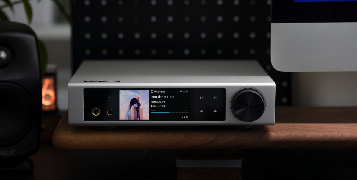 Matrix Audio Element i2 Streaming Music Player เครื่องเล่นเพลงเครือข่ายแบบตั้งโต๊ะ