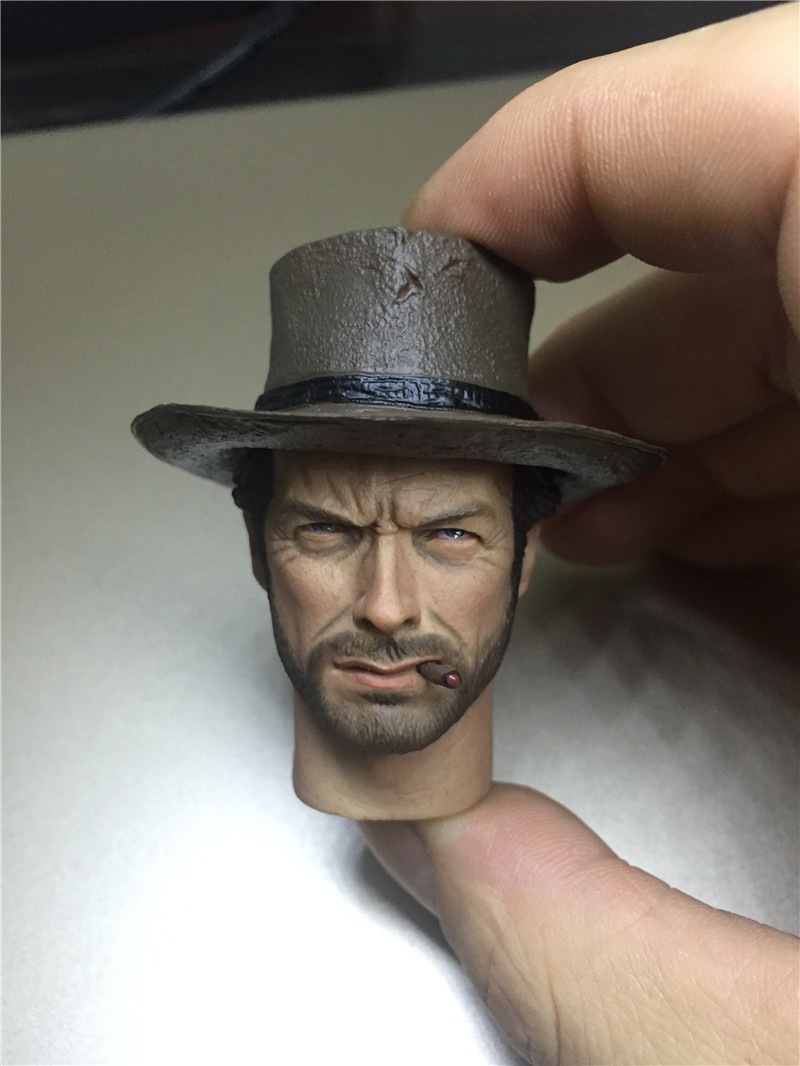 T-09 Western Cowboy PVC Eastwood Head Wear Hat cigar