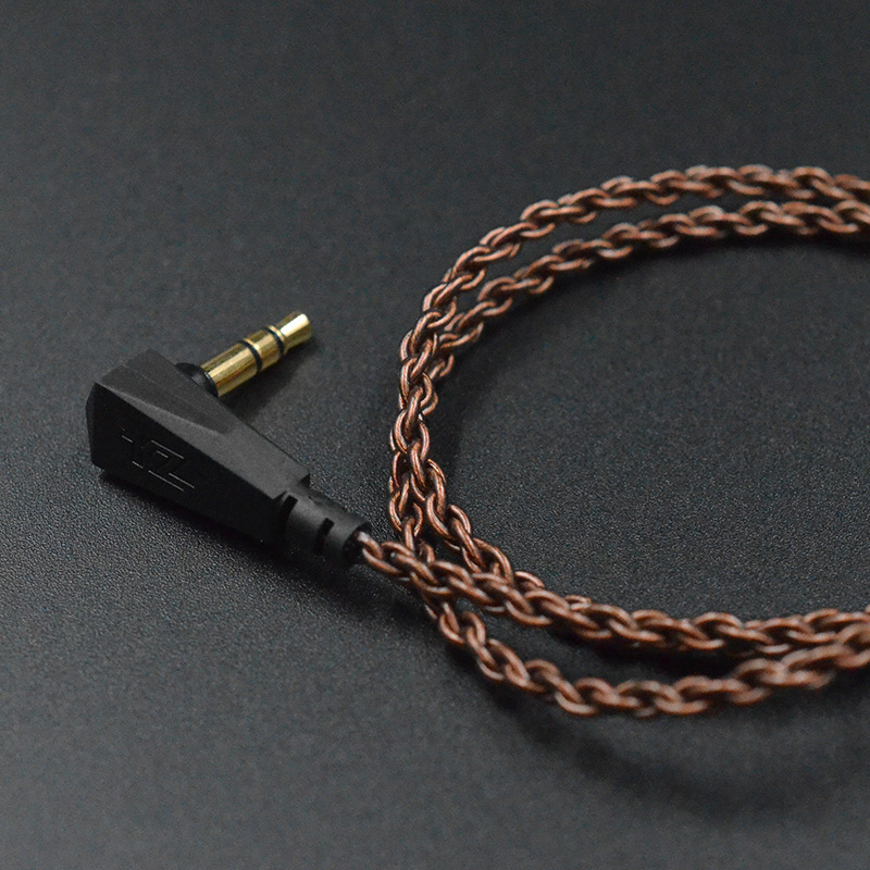 ขาย KZ Copper สาย OFC ถัก ขั้ว 2 pin สำหรับหูฟัง KZ ทุกรุ่นที่เป็นขั้ว A , B , C