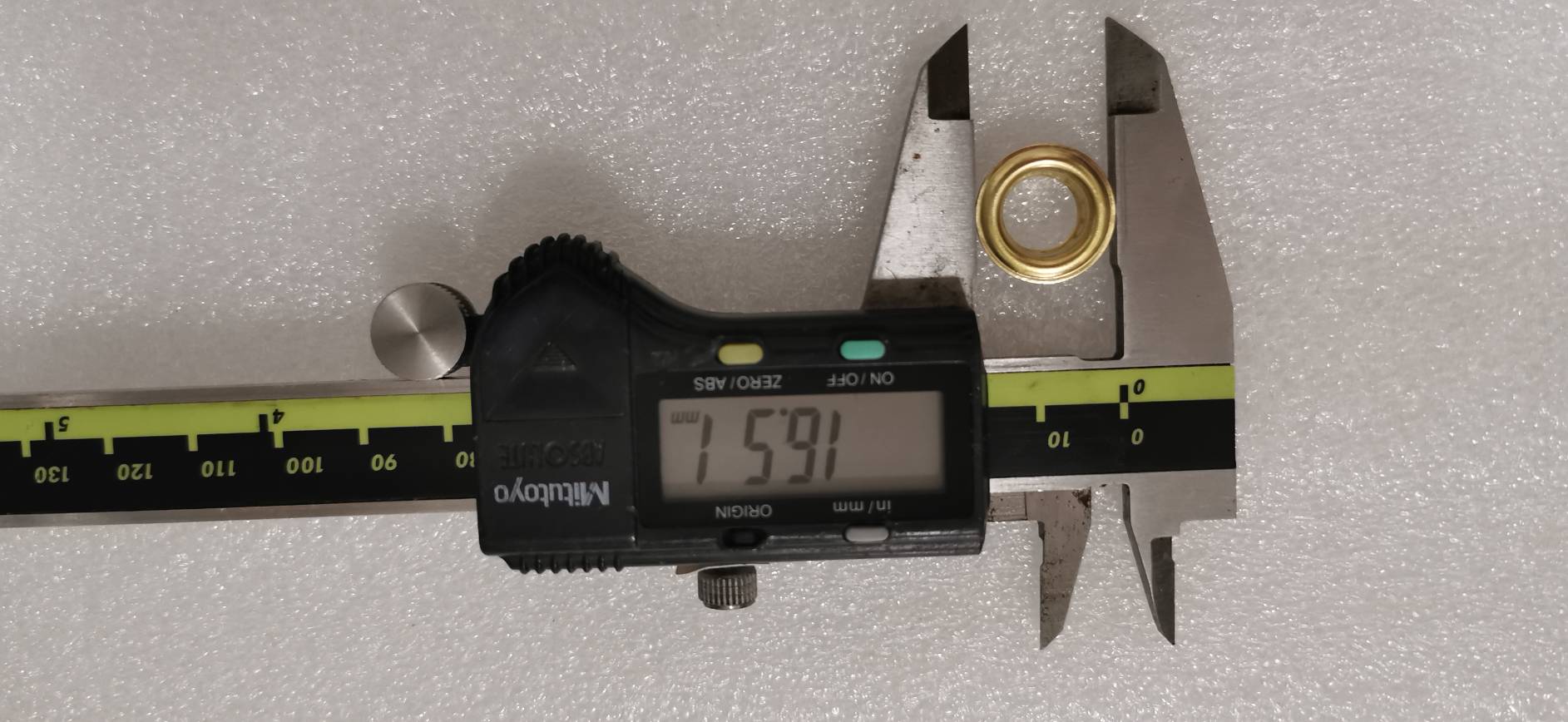 OT137 ชุดตาไก่สีทองขนาดรู 10 มิล ชุด 100 ตัว สำหรับผ้าใบ ป้ายไวนิล