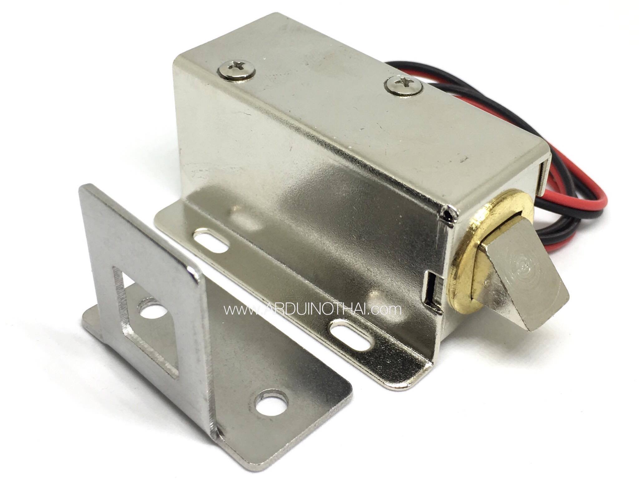 กลอนไฟฟ้า 12VDC พร้อมตัวล็อค with a lock LY-03 สต็อกไทยส่งไว