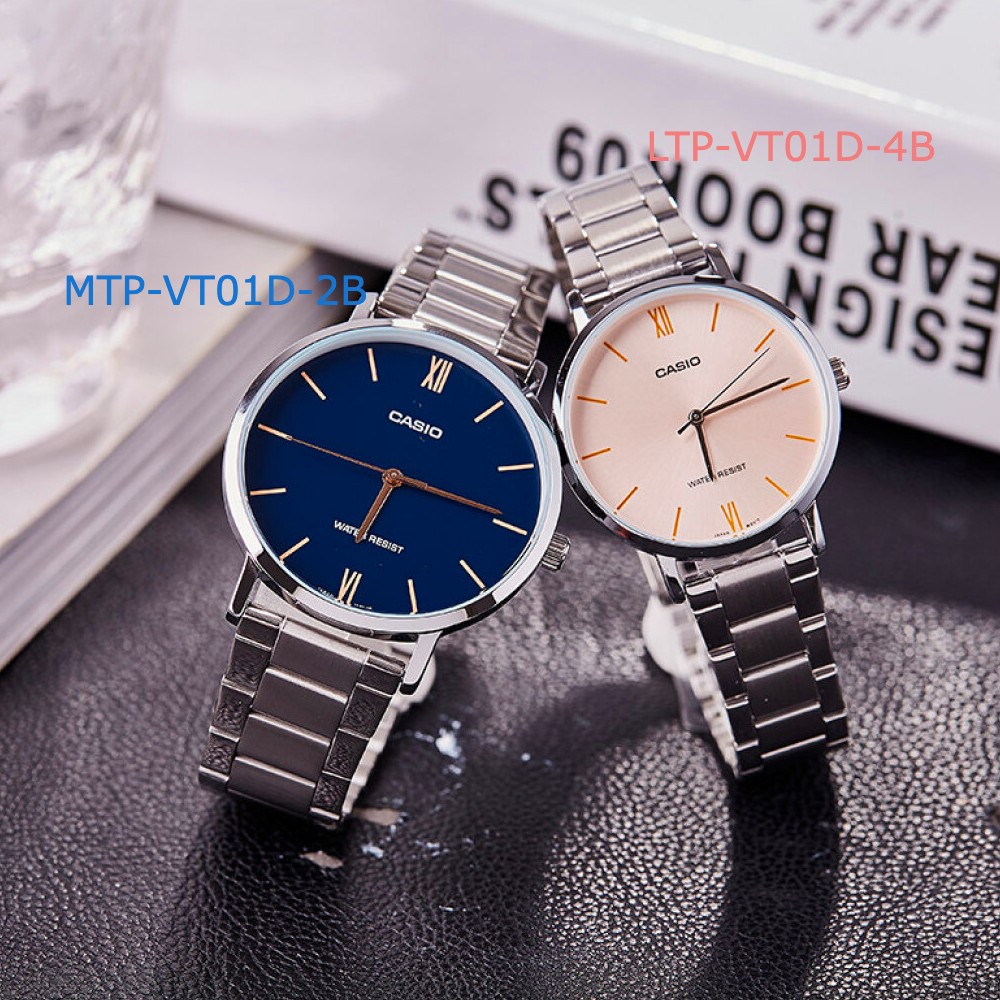 นาฬิกา Casio Standard Women นาฬิกาข้อมือผู้หญิง รุ่น LTP-VT01D LTP-VT01D-1B LTP-VT01D-2B LTP-VT01D-7