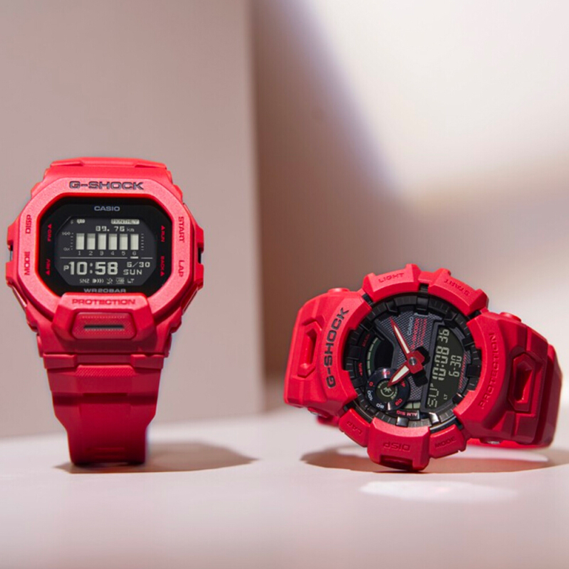 นาฬิกาข้อมือ Casio G-shock G-Squad (Bluetooth) Fitness Tracking GBA-900 Series GBA-900RD-4A GBA-900RD-4A