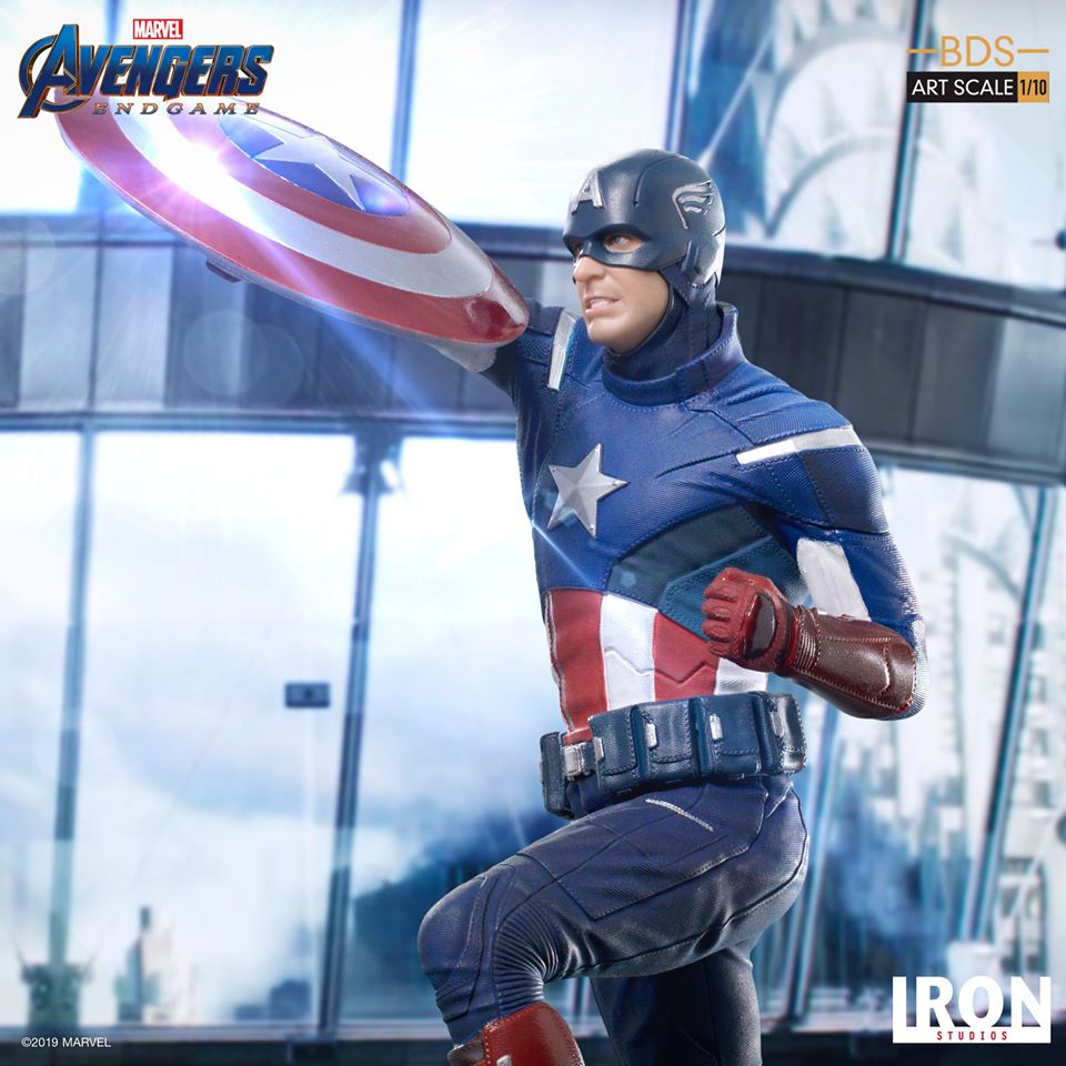 Iron Studios BDS Art Scale 1/10 Avengers: Endgame - Captain America 2012 (16F)