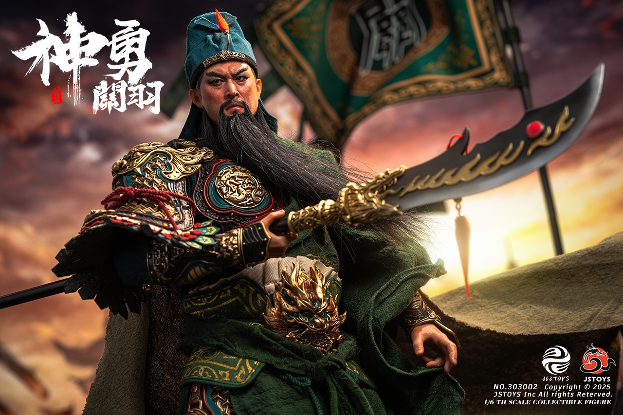 303TOYS x JSTOYS NO.303002 THREE KINDOMS - Mighty Guan Yu Yun Chang (Exclusive Edition)