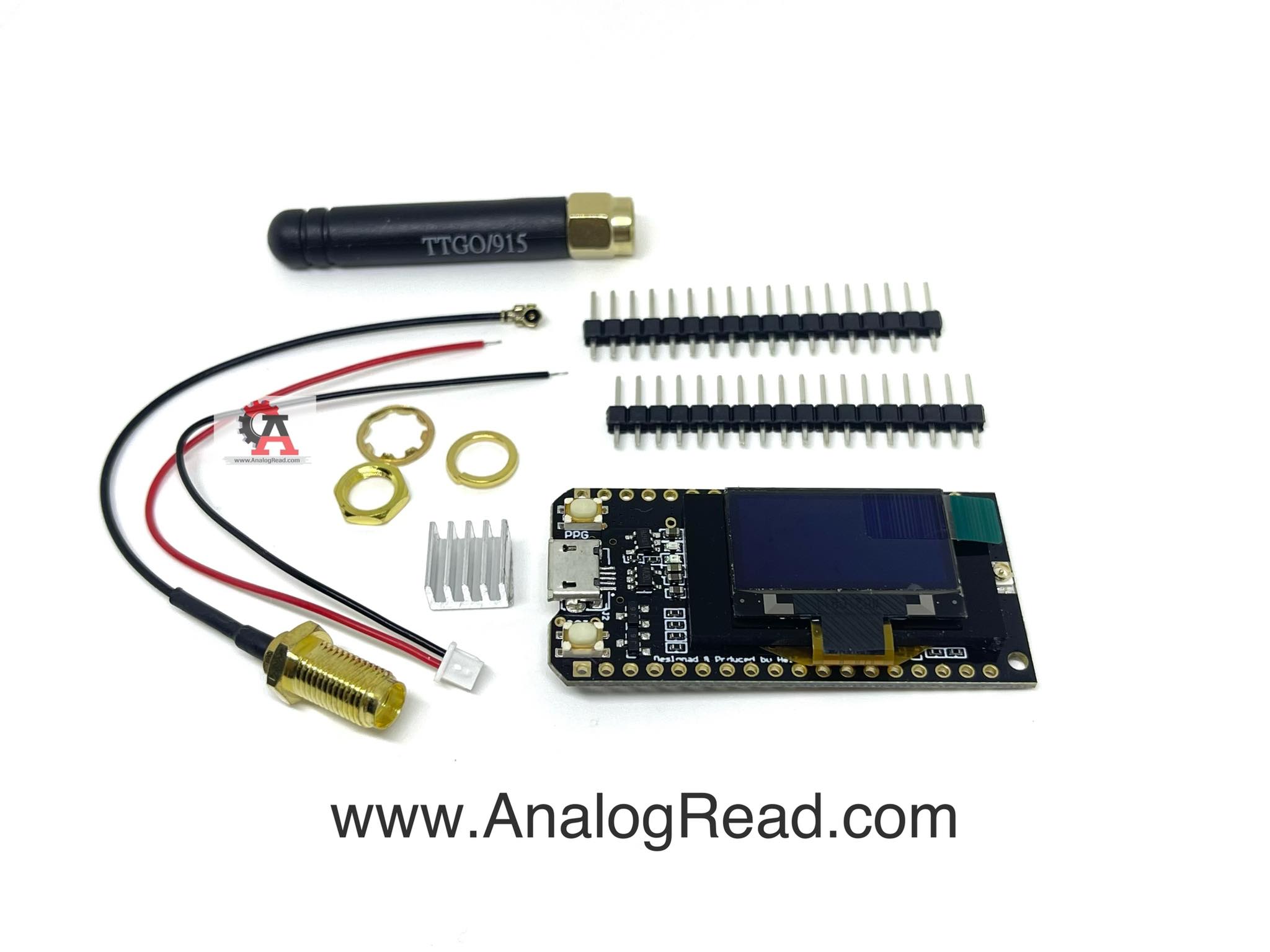 ลอร่า LORA SX1276 868/915MHz ESP32 0.96 OLED พร้อมเสาอากาศ สต็อกไทยส่งไว