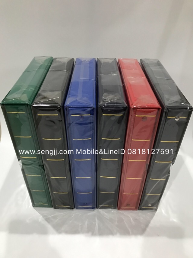 อัลบั้มสะสมธนบัตร(ใหญ่) ใส่ได้ 60 ใบ สามารถเพิ่มไส้ใส่ได้สูงสุด 150 ใบ (อัลบั้มเท่านั้น)