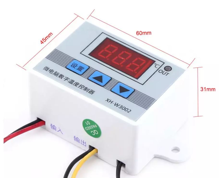 OT95 วงจร สวิทซ์ควบคุมการทำงานด้วยอุณหภูมิ รุ่น XH-W3002 -50-110c ใช้ไฟ 12V DC