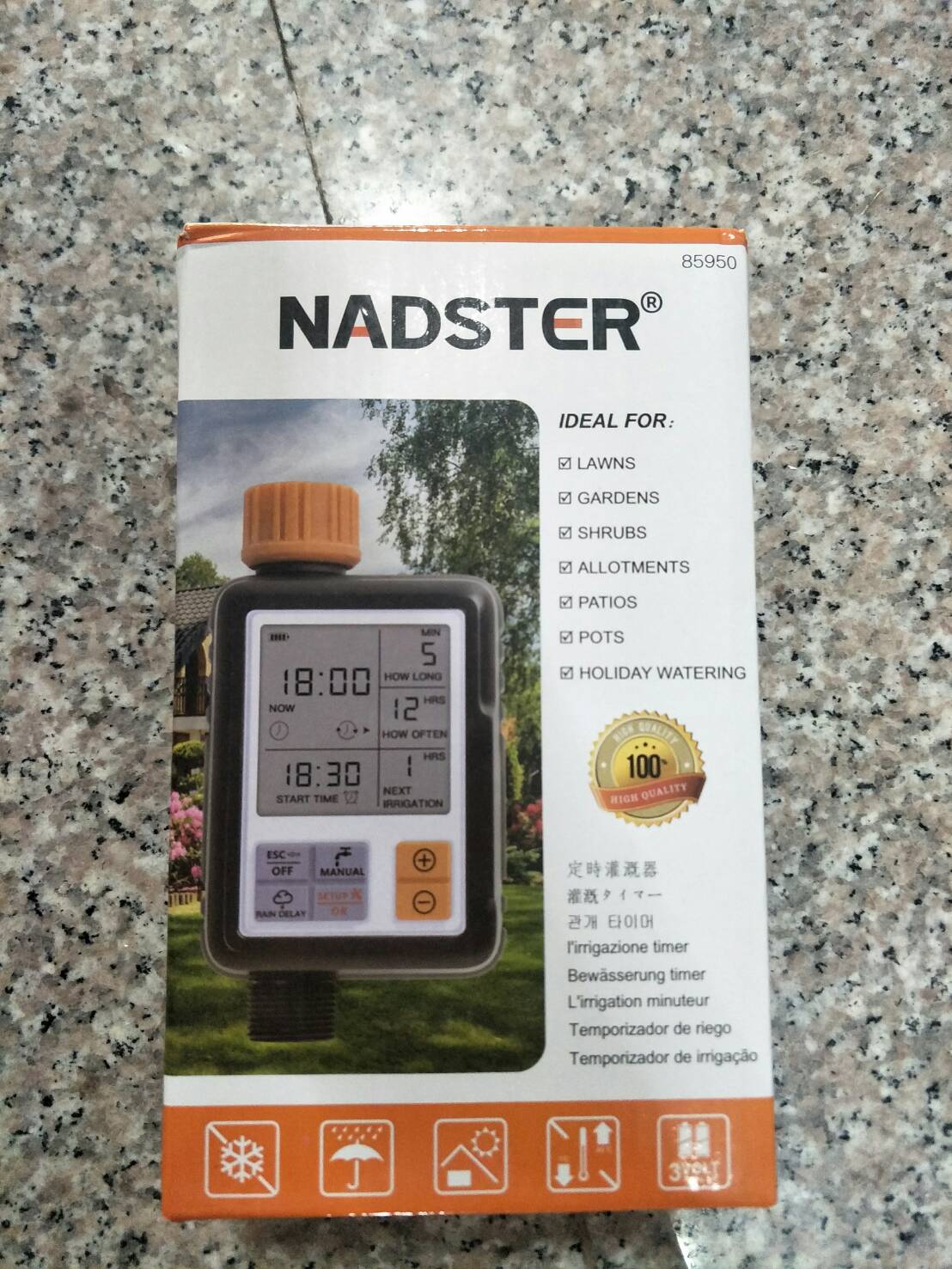 OT48 เครื่องตั้งเวลารดน้ำต้นไม้อัตโนมัติ ดิจิตอล