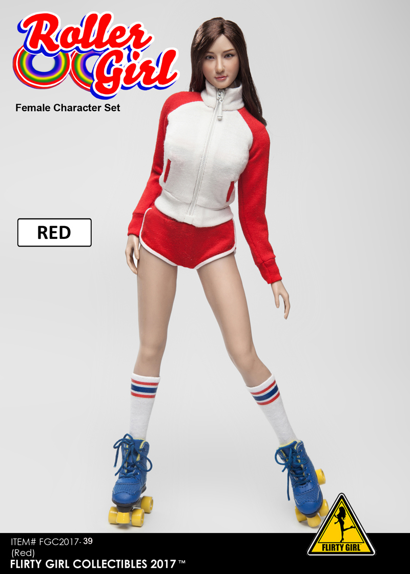 Flirty Girl FGC2017-39 / FGC2017-40 / FGC2017-41 1/6 Roller Girl Female Character Set