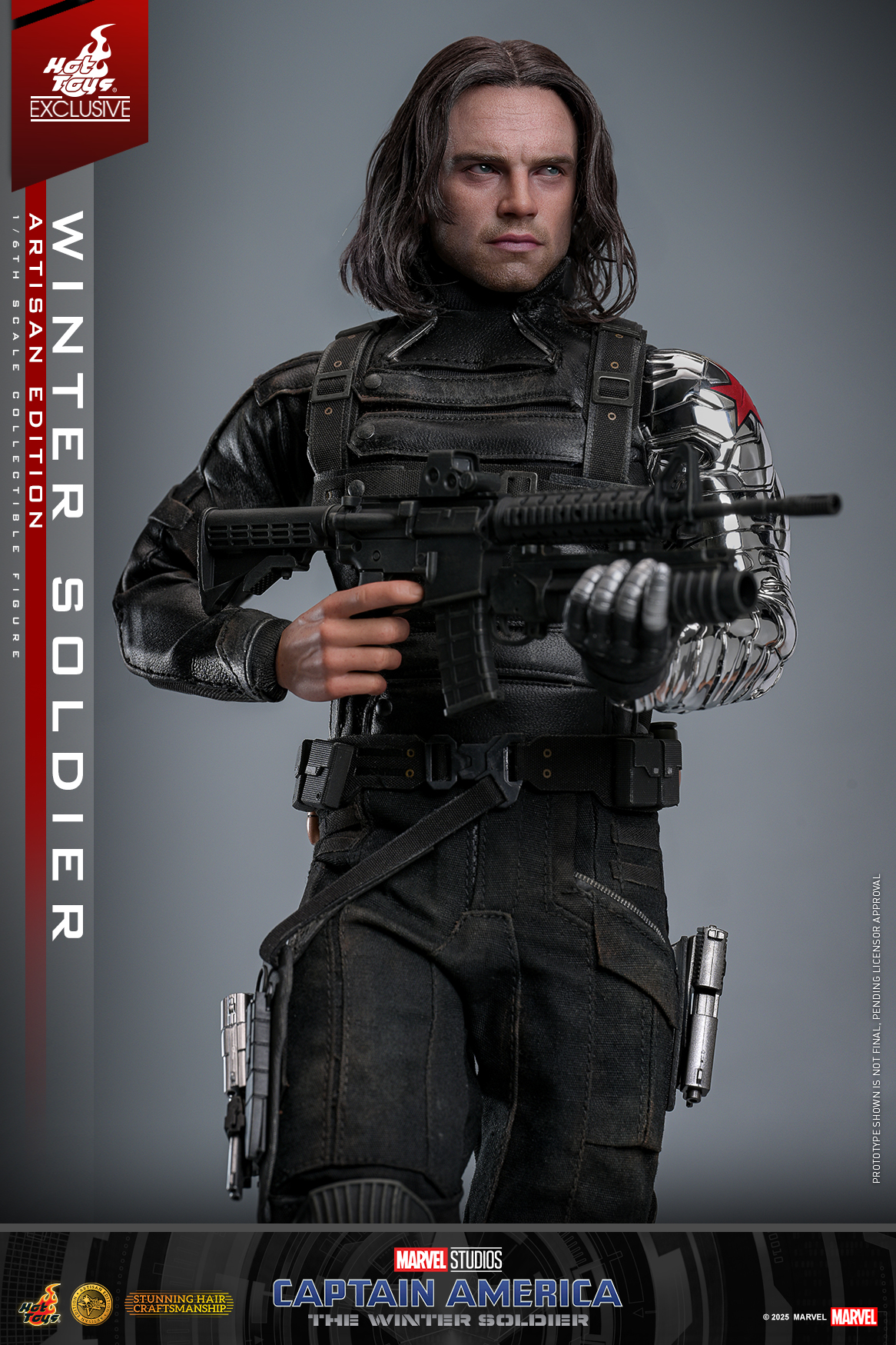 Hot Toys MMS790AEB Captain America: The Winter Soldier - Winter Soldier (Artisan Edition) (Special Edition) [Hot Toys Exclusive]