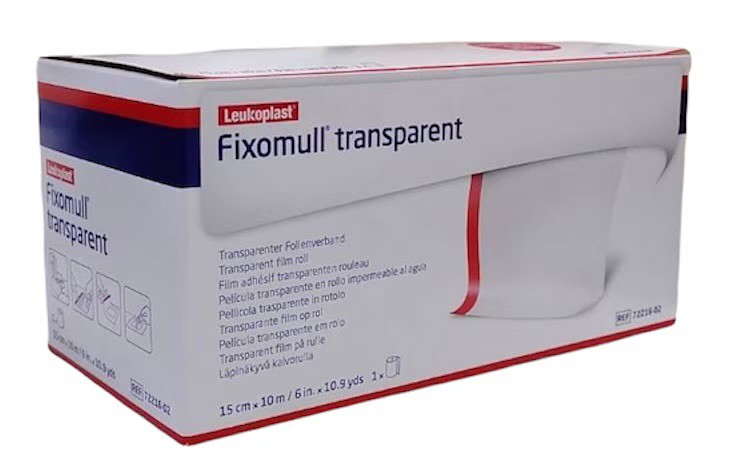 FIXOMULL TRANSPARENT แผ่นฟิล์มใสกันน้ำ 15 CM X10 M ส่งฟรี