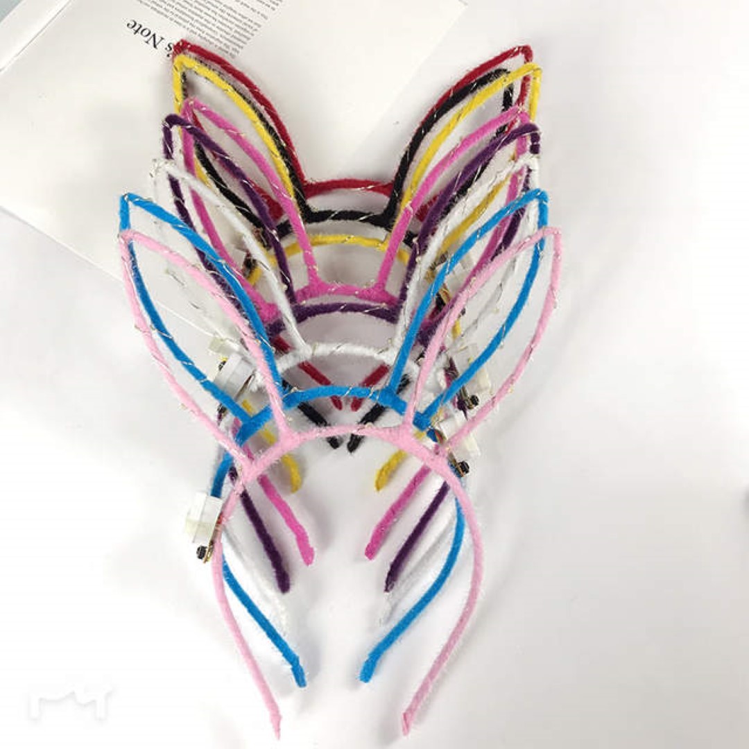 ที่คาดผมมีไฟ LED รูปหูกระต่าย