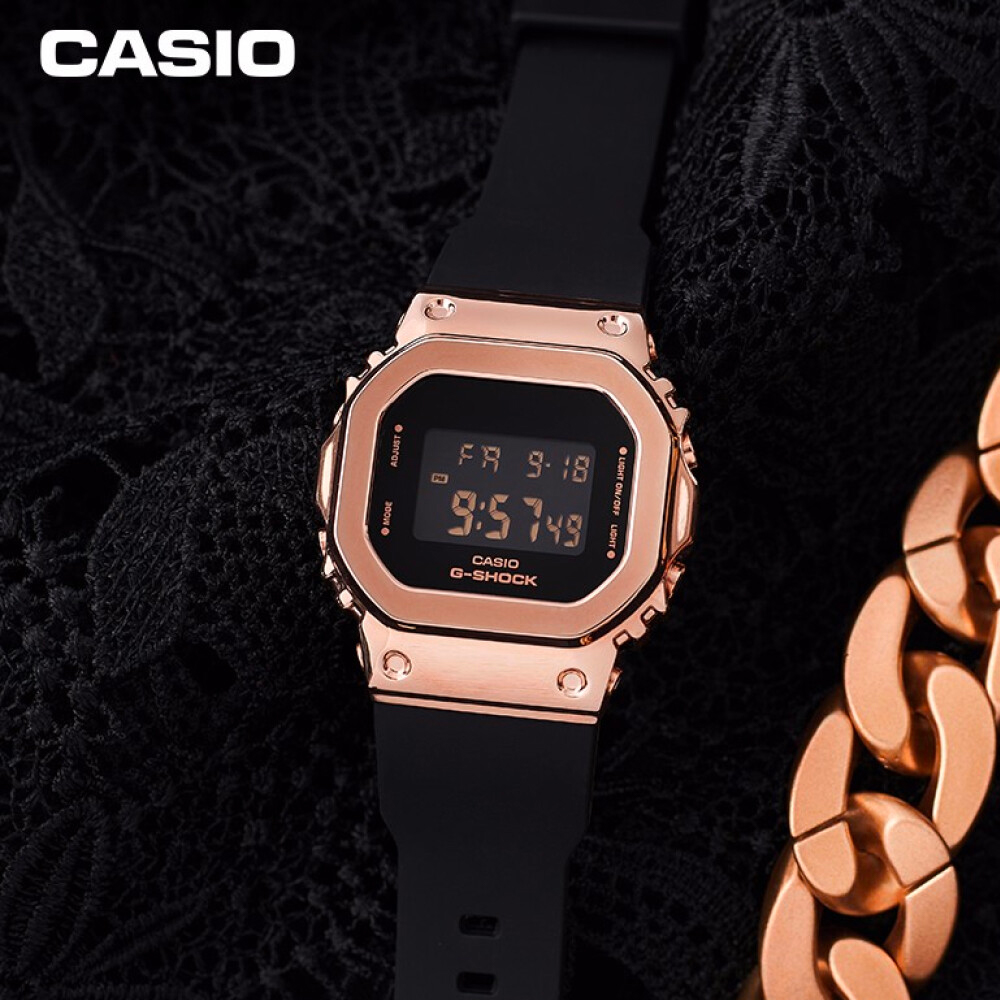 นาฬิกาข้อมือ Casio G-shock Mini สำหรับผู้หญิง GM-S5600 Series รุ่น GM-S5600-1 | GM-S5600G-7 | GM-S5600PG-1 | GM-S5600PG-4