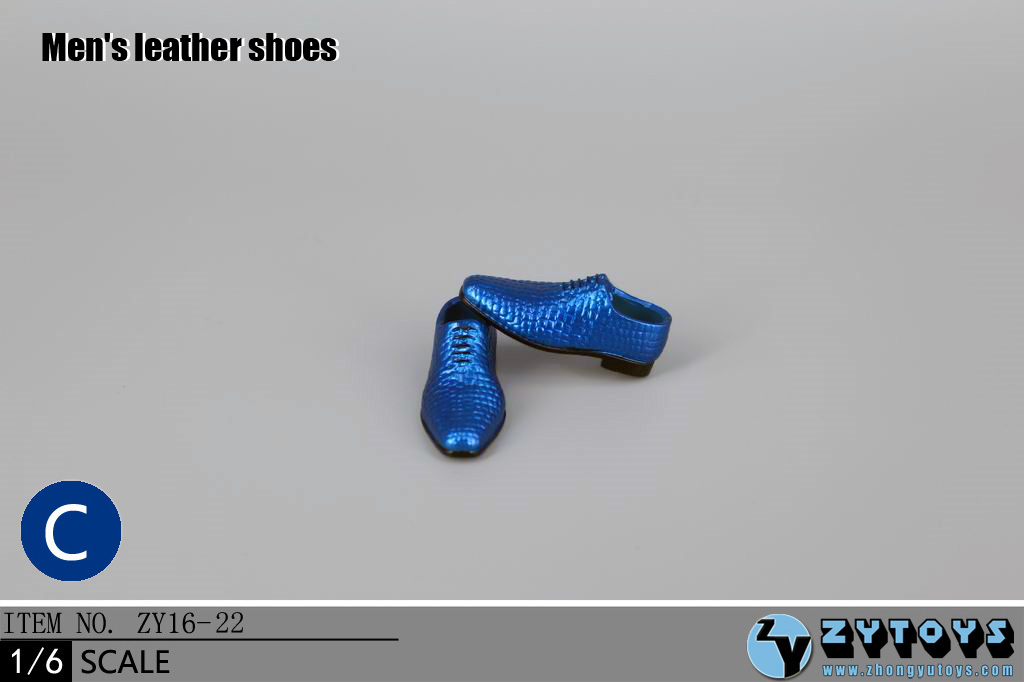 ZY Toys ZY16-23A Men's Leather Boots Black