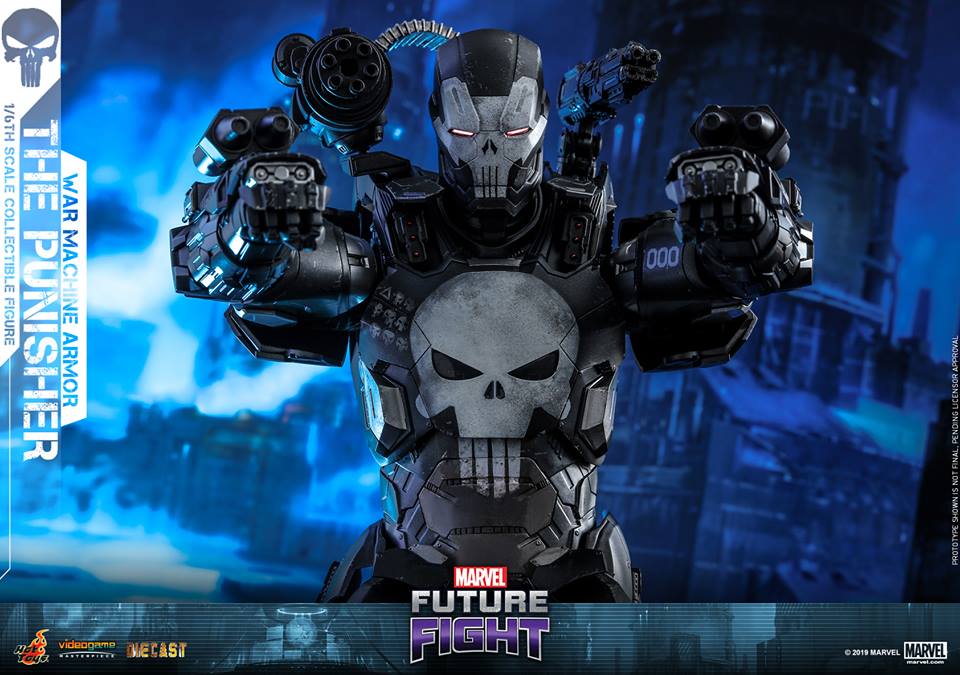 Hot Toys VGM33D28 MARVEL FUTURE FIGHT - THE PUNISHER (WAR MACHINE ARMOR)