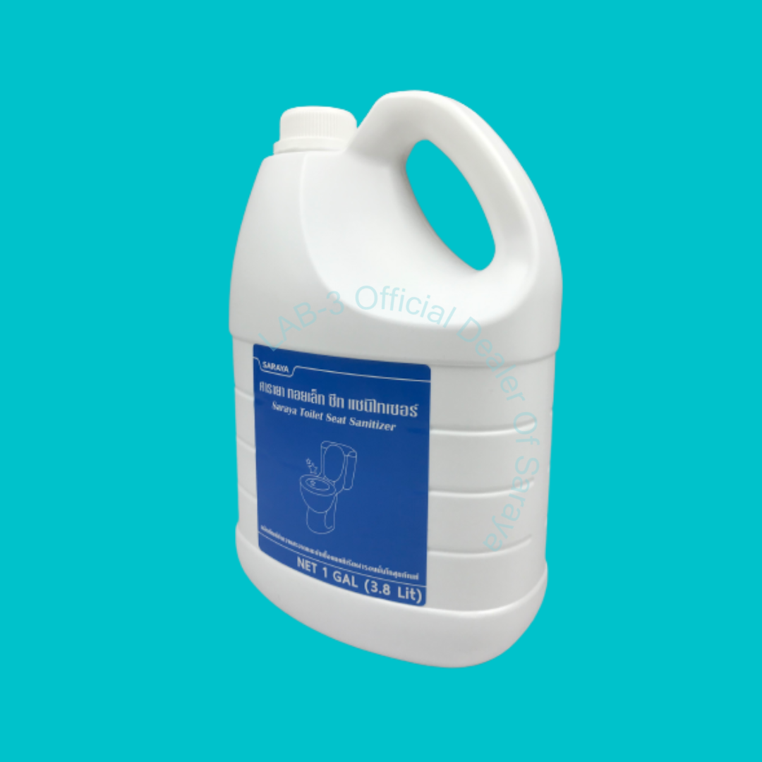 SARAYA แอลกอฮอล์ฆ่าเชื้อโรค บนโถสุขภัณฑ์ Toilet Seat Sanitizer (ไม่มีกลิ่น) ขนาด 3.8 ลิตร 3.8 L
