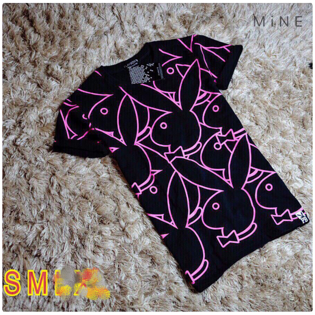 เสื้อยืดงานสกรีนทั้งตัวลายโลโก้ PLAYBOY