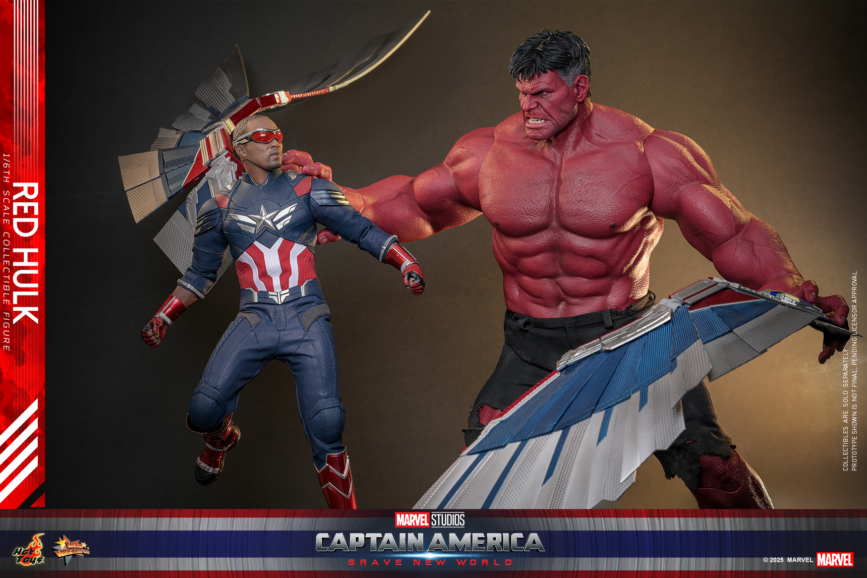 Hot Toys MMS797 Captain America: Brave New World - Red Hulk