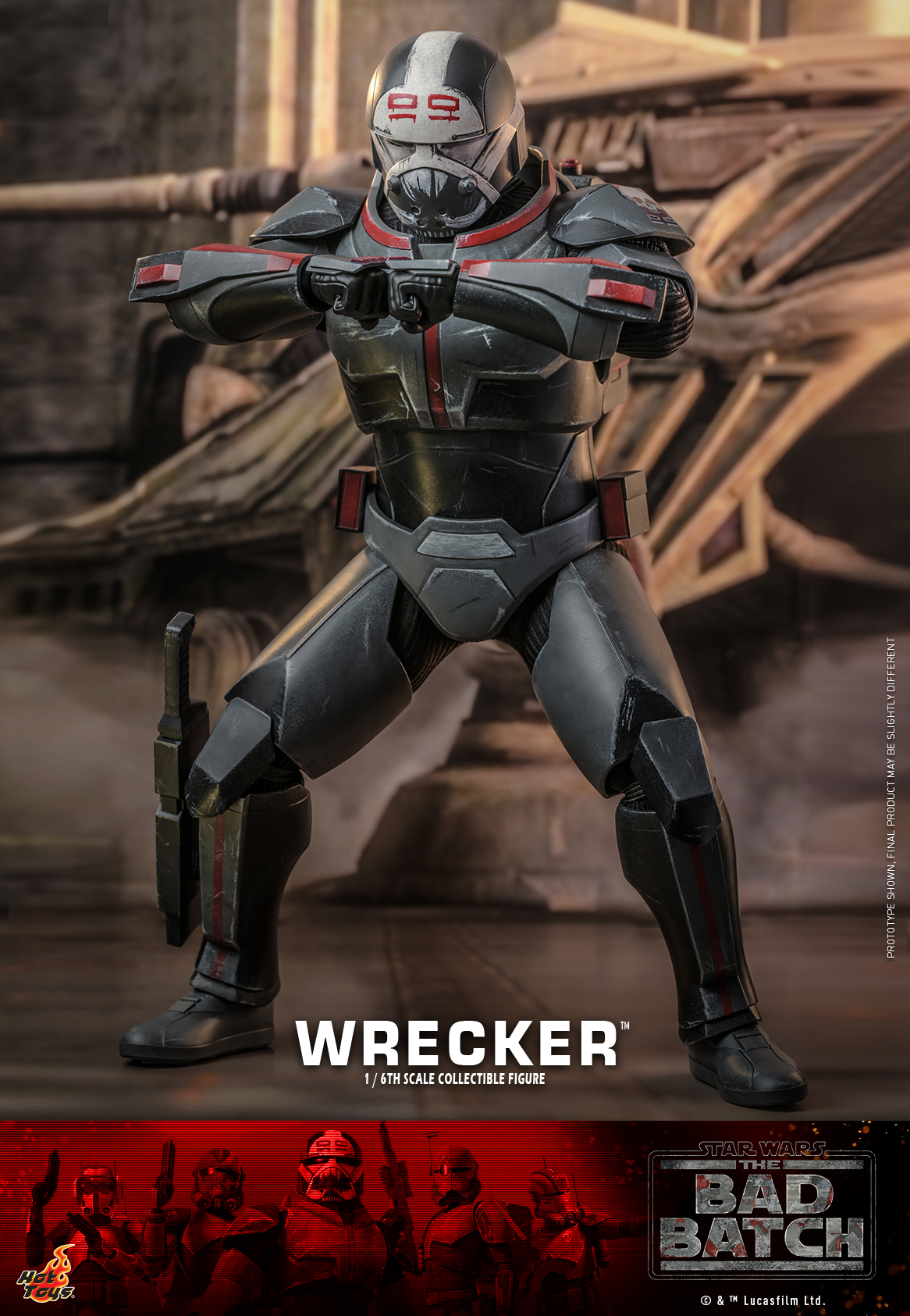 Hot Toys TMS099 1/6 Star Wars: The Bad Batch™ - Wrecker™