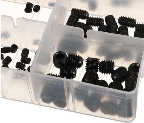 CR03 ชุด สกรูตัวหนอน M3-M8 ชุด 240 ชิ้น พร้อมประแจ