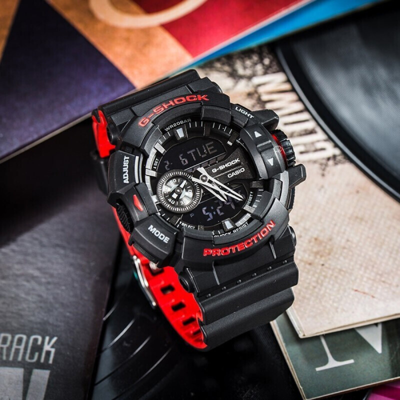 Casio G-Shock นาฬิกาข้อมือผู้ชาย สายเรซิ่น รุ่น GA-400HR-1A Casio G-Shock