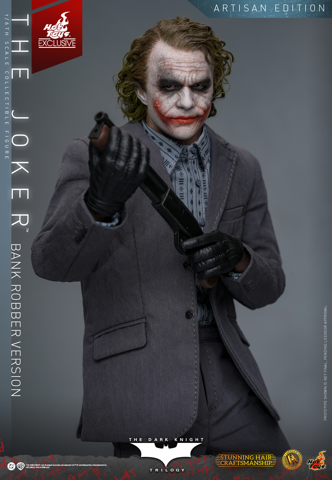 Hot Toys DX51AE The Dark Knight Trilogy - The Joker (Bank Robber Version) (Artisan Edition) [Hot Toys Exclusive]